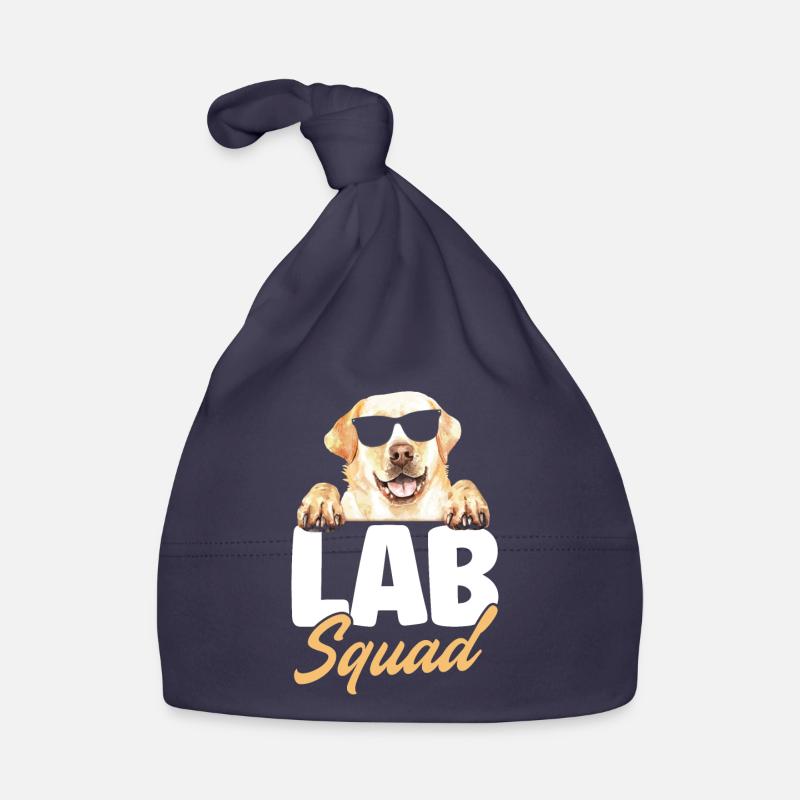 Lab Squad Labrador Organic Baby Cap