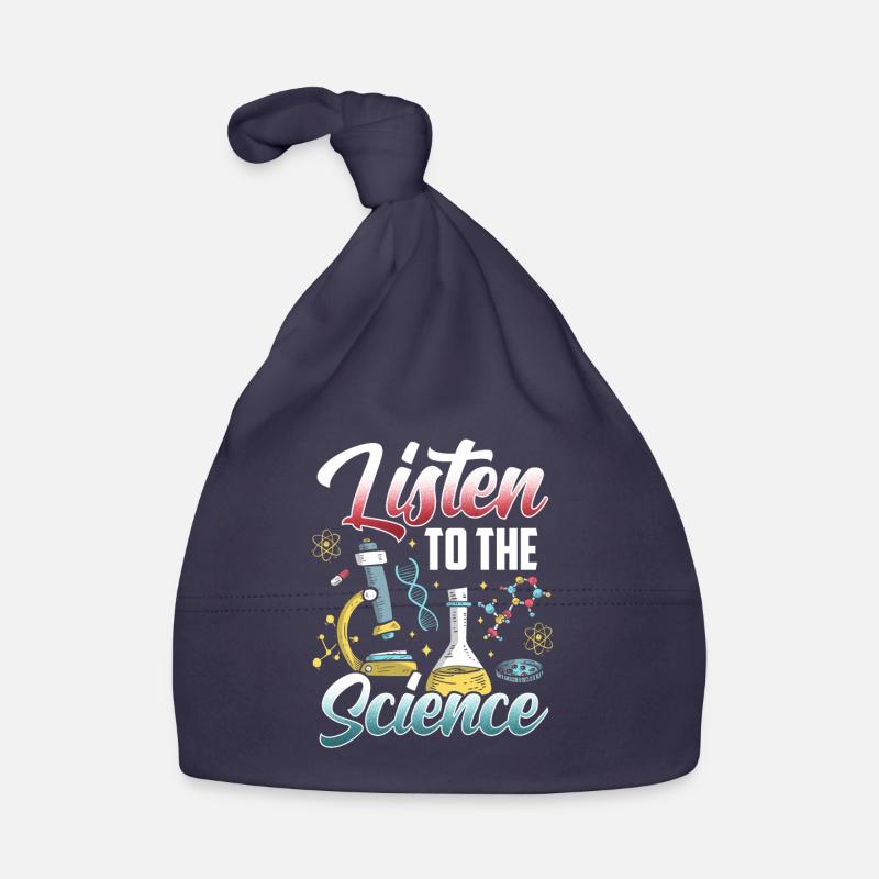 Listen to Science Science Scientists Organic Baby Cap