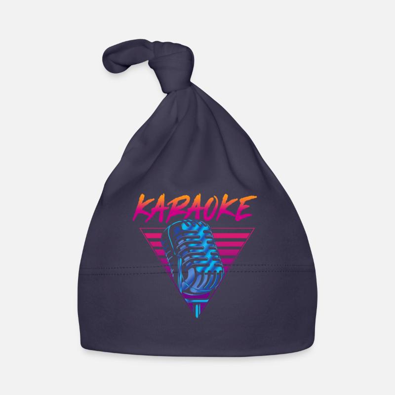Karaoke Singer Retro 80s 90s Baby Bio-Mütze