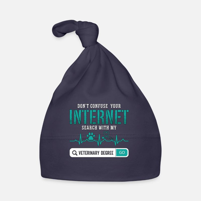 Veterinary Don't Confuse Your Animals Veterinarian Organic Baby Cap