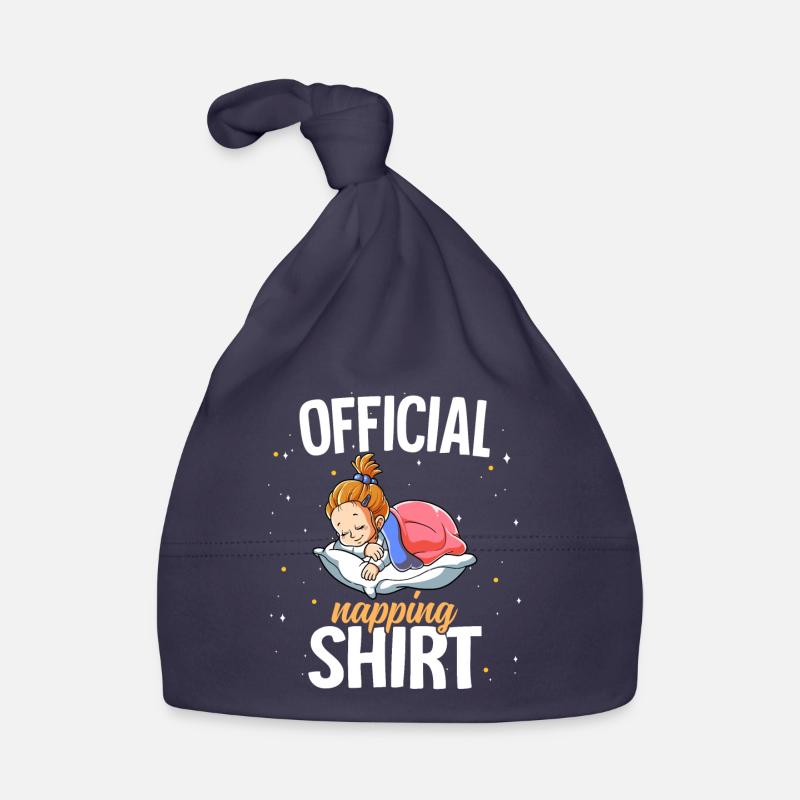 Schlafendes Mädchen Offizielles Nickerchen Baby Bio-Mütze