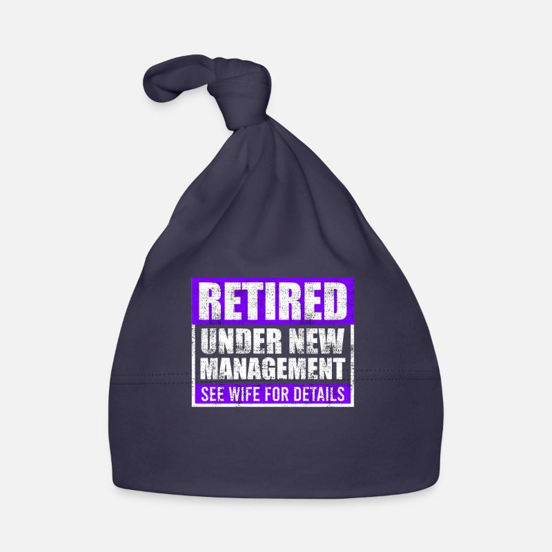 Retirement under new management Organic Baby Cap