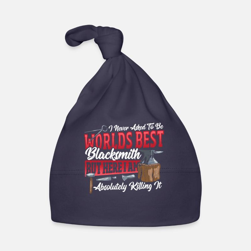 Worlds Best Blacksmith Blacksmithing Baby Bio-Mütze