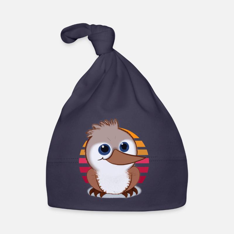 Kookaburra Drawing Organic Baby Cap