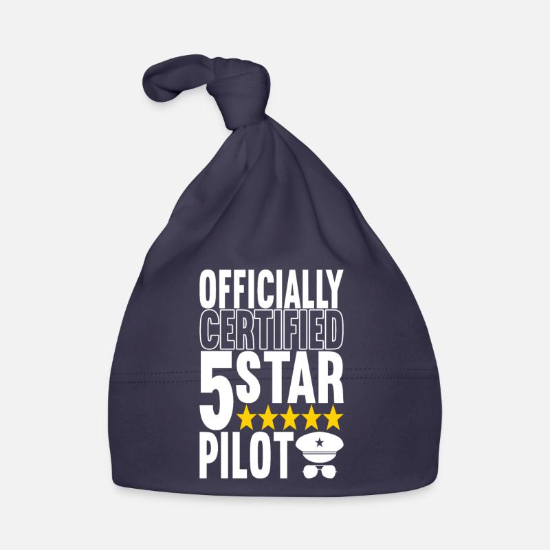 Pilot Flugzeug Baby Bio-Mütze