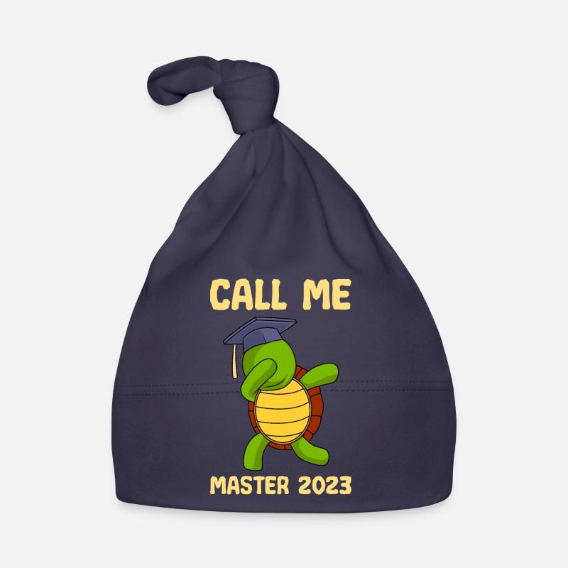 Call me Master 2023 Master Degree Organic Baby Cap