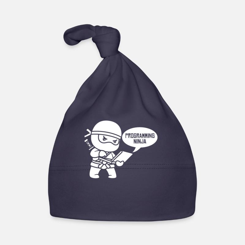Développeur Coder Programmeur Ninja Bonnet bio Bébé