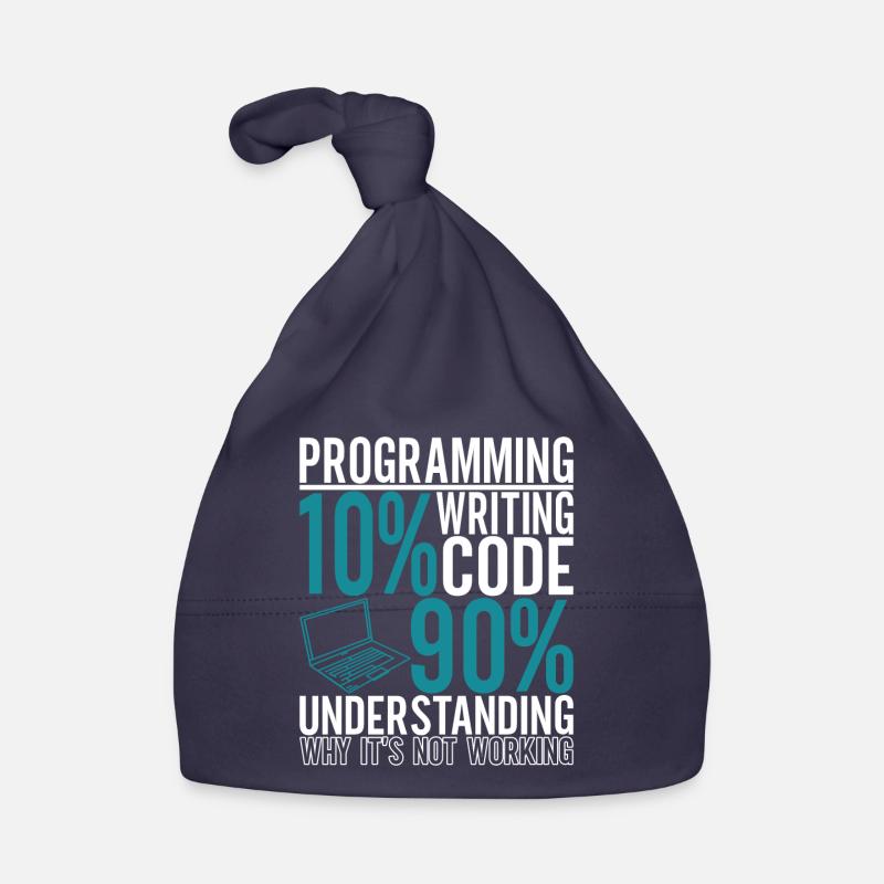 Programmer Computer Scientist Organic Baby Cap