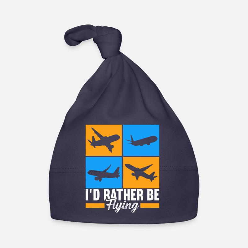 Pilot Airplane Organic Baby Cap