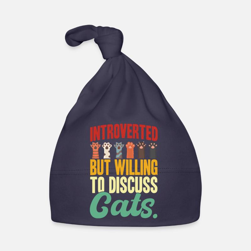 Introverted But Willing To Discuss Cats Baby Bio-Mütze