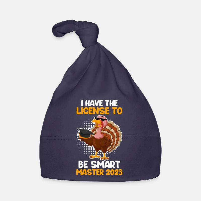 Master 2023 License to Smart Shit Organic Baby Cap