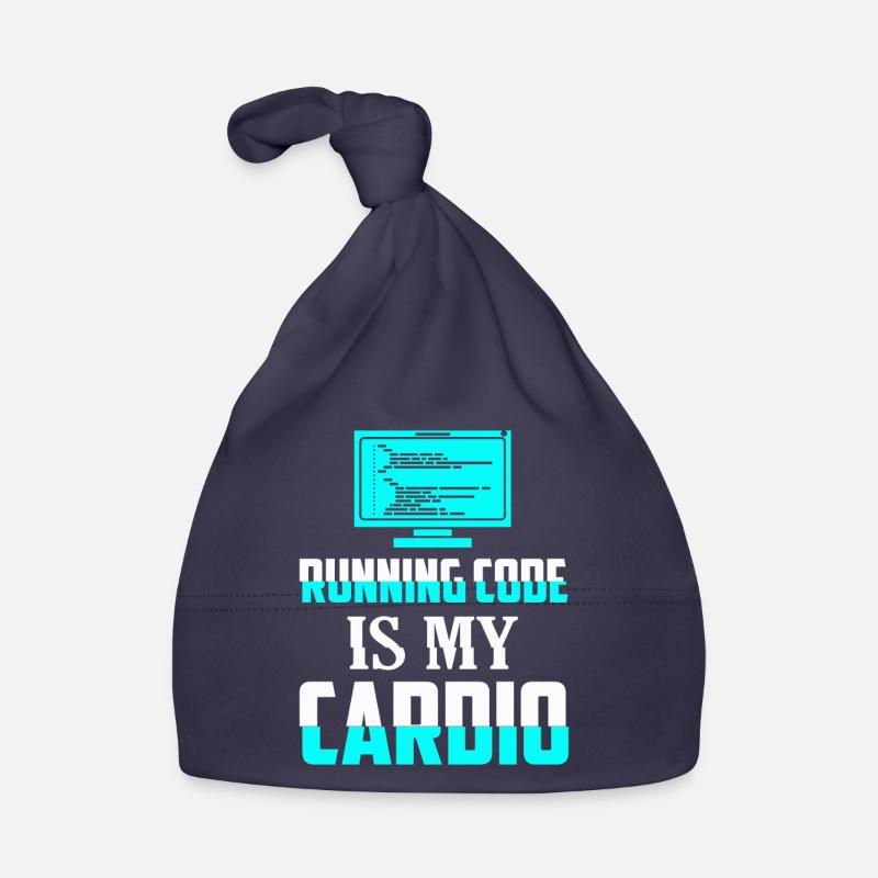 Running Code Is My Cardio Coding Software Baby Bio-Mütze