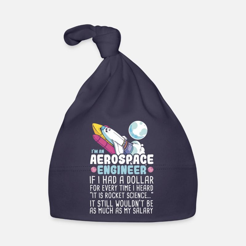 Je suis un ingénieur aérospatial Rocket Science Bonnet bio Bébé