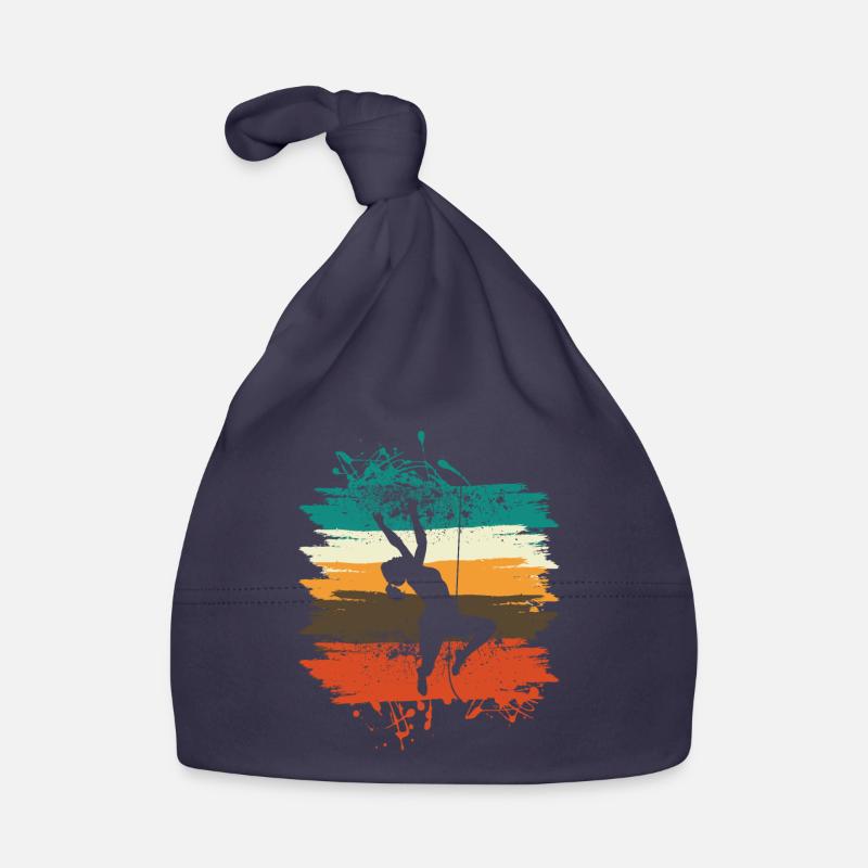 Klettern bergsteigen kletterer geschenkidee Baby Bio-Mütze