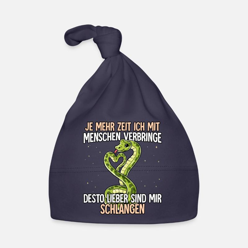 Schlange Baby Bio-Mütze
