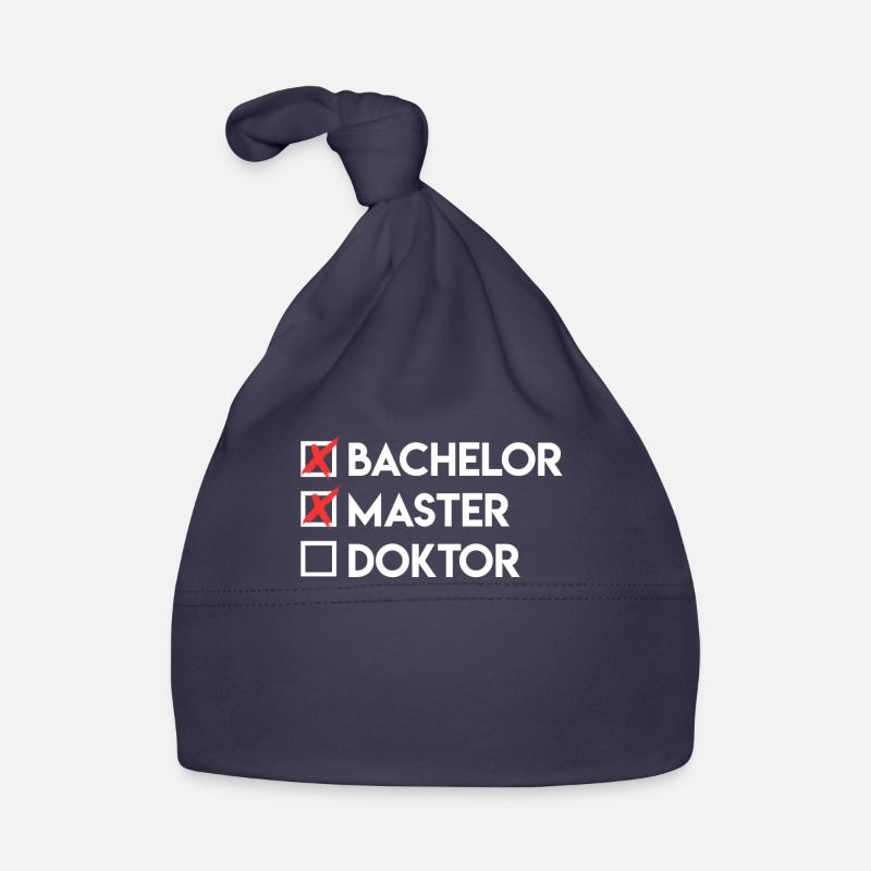 Checklist Bachelor Master Doctoral Degree Organic Baby Cap