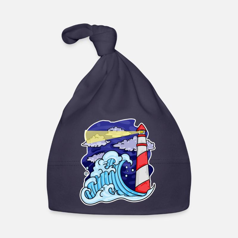 Phare Côte Mer Mer Bonnet bio Bébé