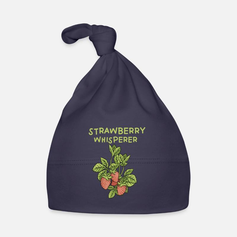 Erdbeeren Flüsterer Baby Bio-Mütze