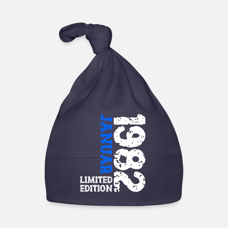 1982 janvier édition limitée déco tenue d’anniversaire Bonnet bio Bébé