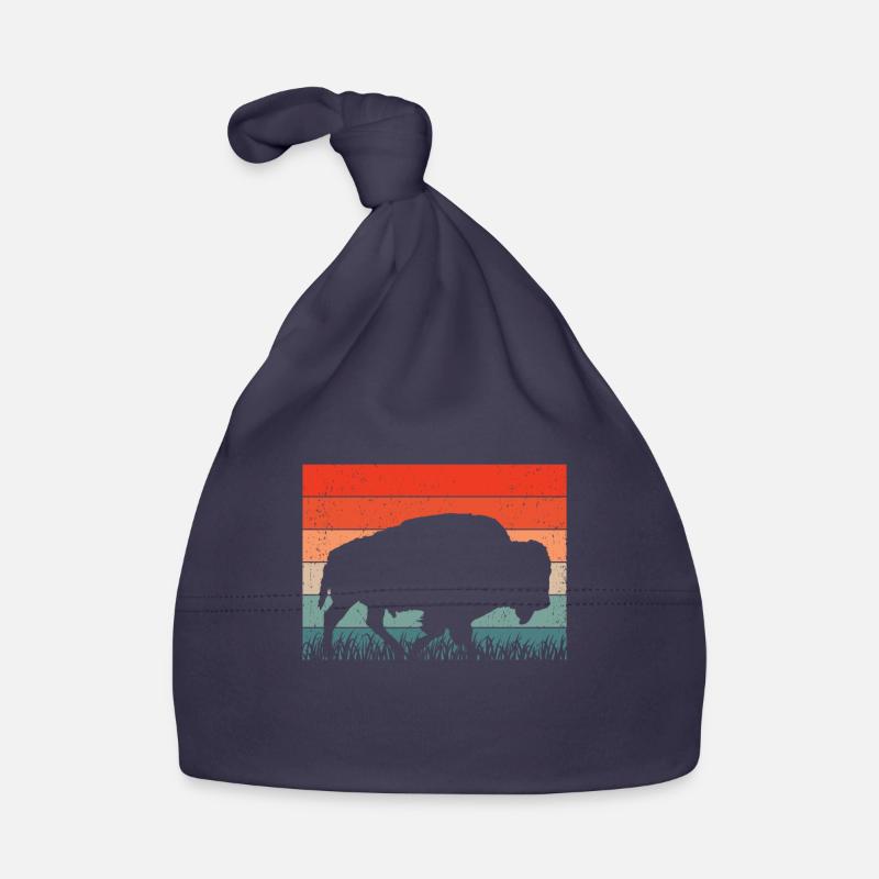 Bison Organic Baby Cap