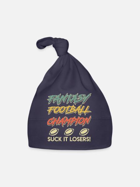 Fantasy Football Champ Champion - Organic Baby Cap - navy - Front