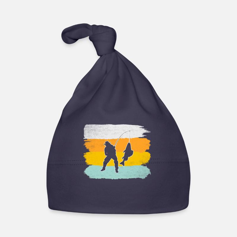 Fishing Retro Organic Baby Cap