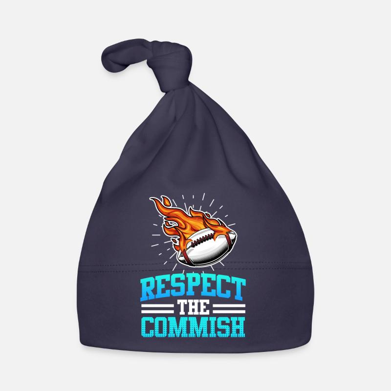 Respect the Commish Commissioner Organic Baby Cap