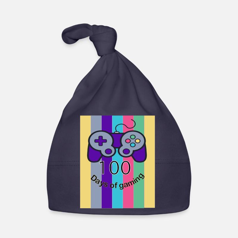 100 jours de jeu - Bonnet bio Bébé - marine