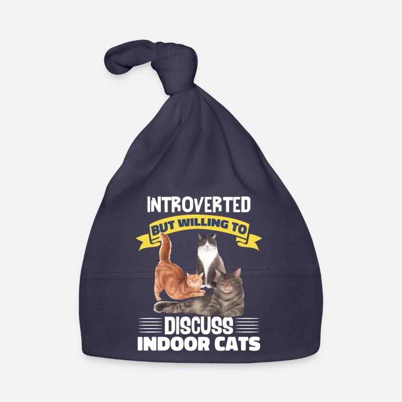 Drôles de chats d’intérieur introvertis Bonnet bio Bébé