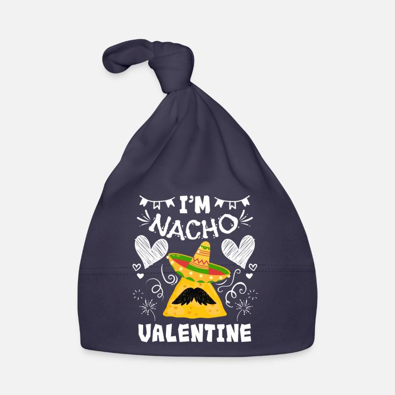 Je suis Nacho Valentine Saint-Valentin V-Day Bonnet bio Bébé