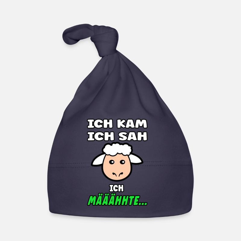 Sheep saying - Funny design with sheep Organic Baby Cap