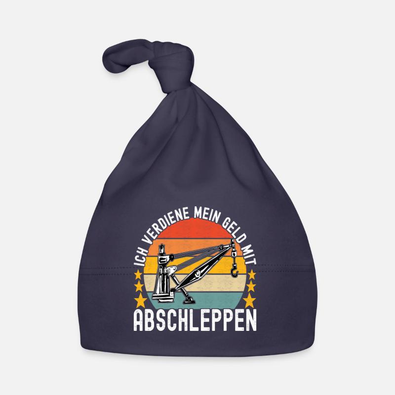 Abschleppwagen Abschleppdienst Baby Bio-Mütze