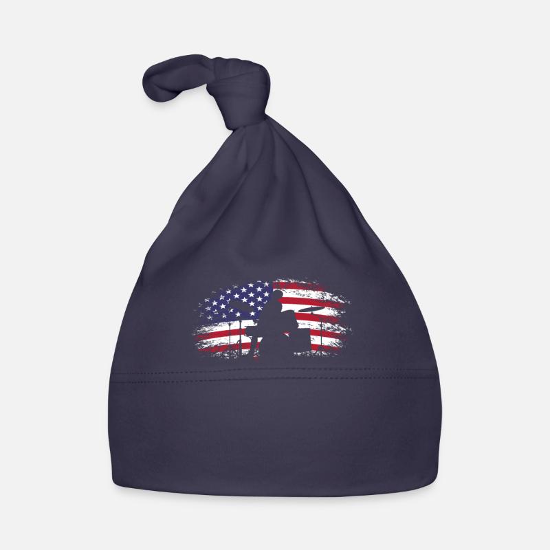 Schlagzeug Schlagzeuger Geschenk Baby Bio-Mütze