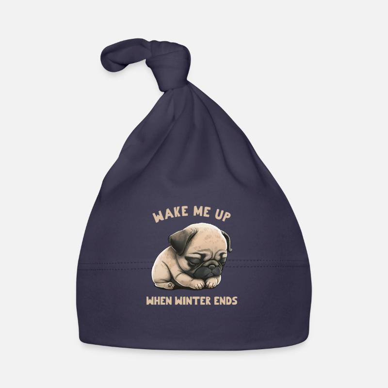 Wake Me Up When Winter Ends Baby Bio-Mütze