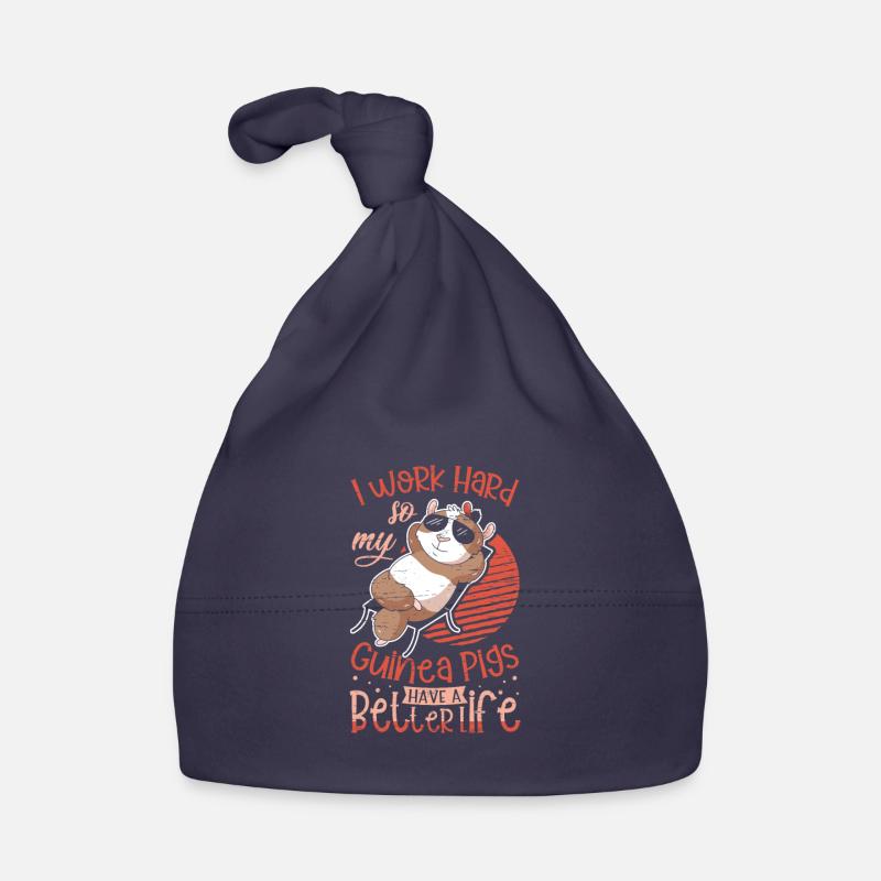 Mes cochons d’Inde ont une vie meilleure Bonnet bio Bébé