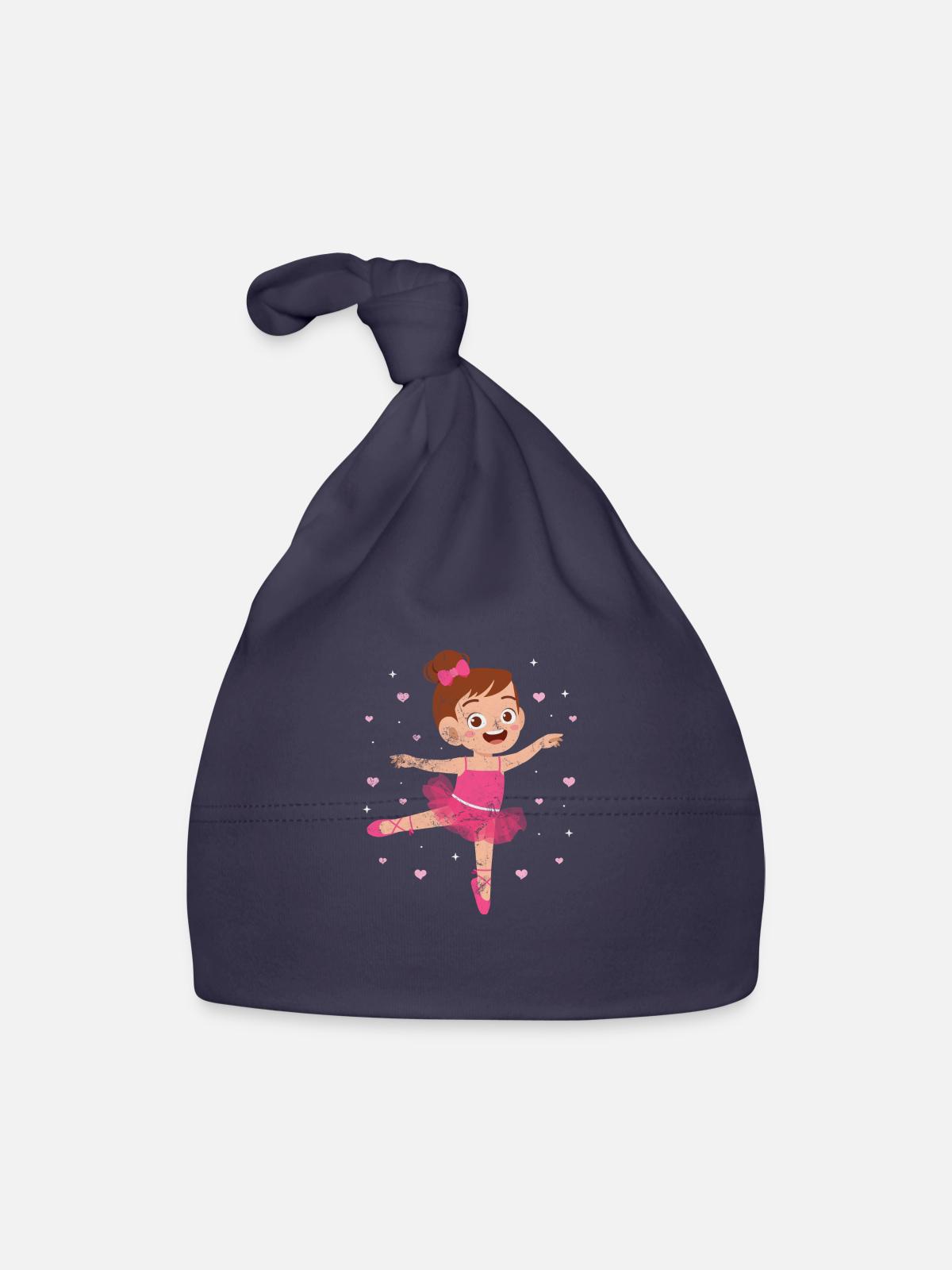 Ballet - Bonnet bio Bébé - marine - Devant