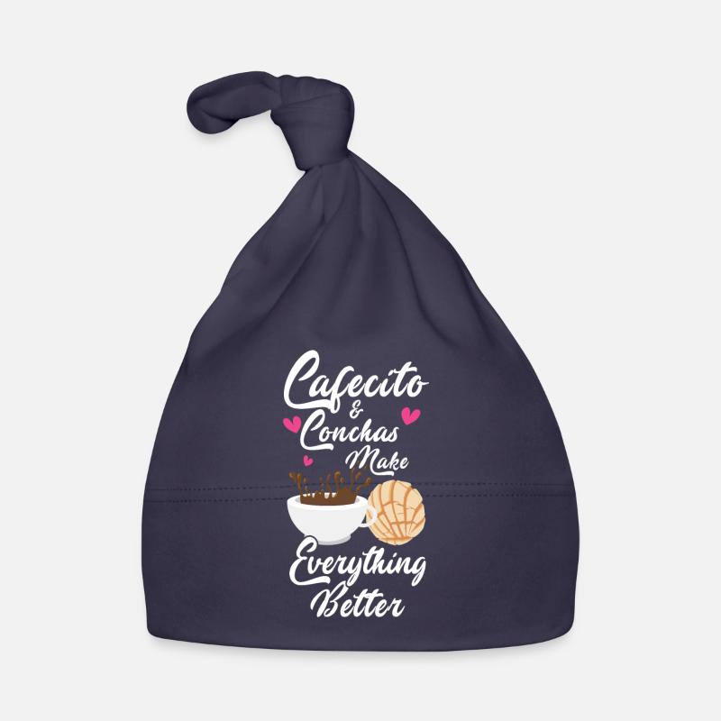 Cafecito Y Chisme Conchas Pan Dulce Baby Bio-Mütze