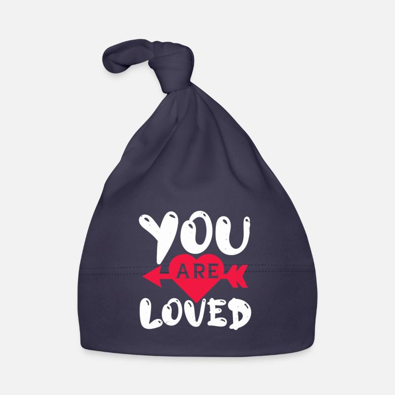 VOUS ÊTES AIMÉ Bonnet bio Bébé