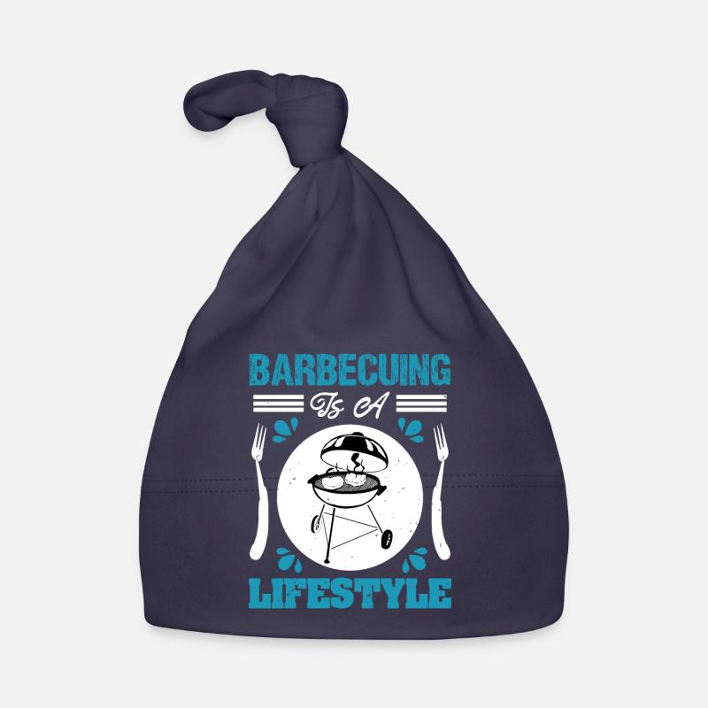 BARBECUING IS A LIFESTYLE Organic Baby Cap