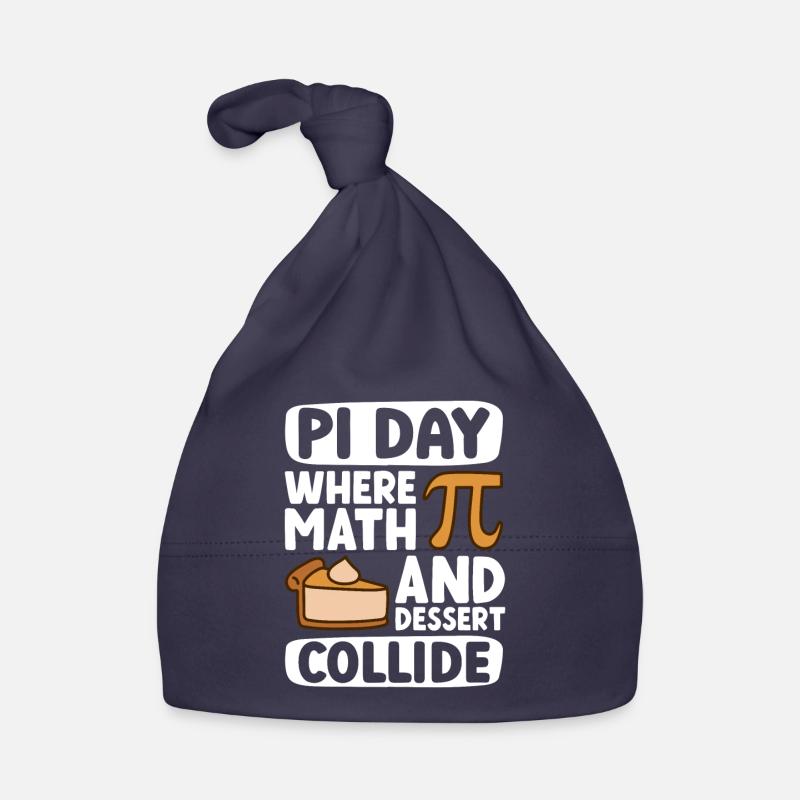 Drôle de professeur de mathématiques pour Pi Day Math Geek Bonnet bio Bébé