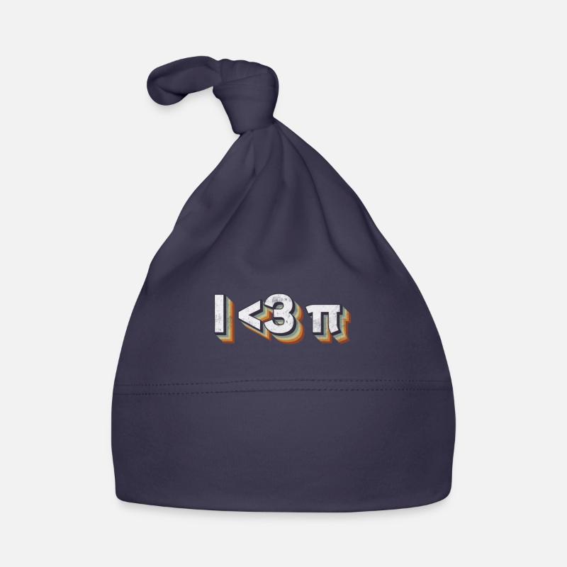 I <3 Pi - Funny Math Teacher for Pi Day Organic Baby Cap