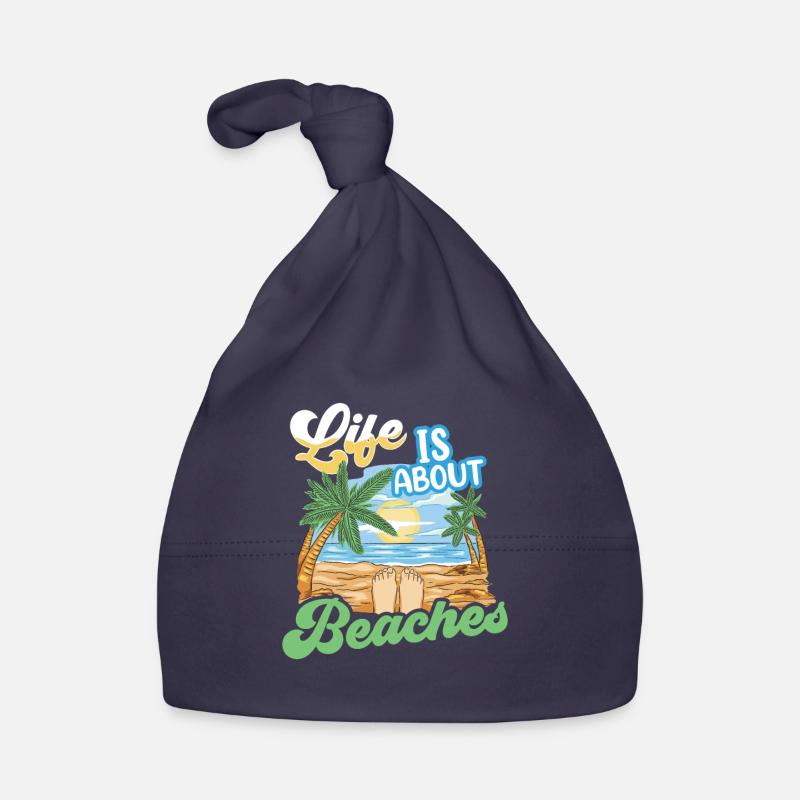 La vie se compose de plages vacances à la plage Bonnet bio Bébé
