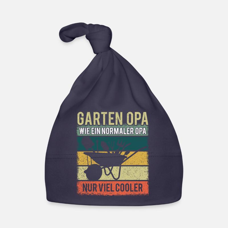 Garten Opa Wie Ein Normaler Opa Nur Viel Cooler Baby Bio-Mütze
