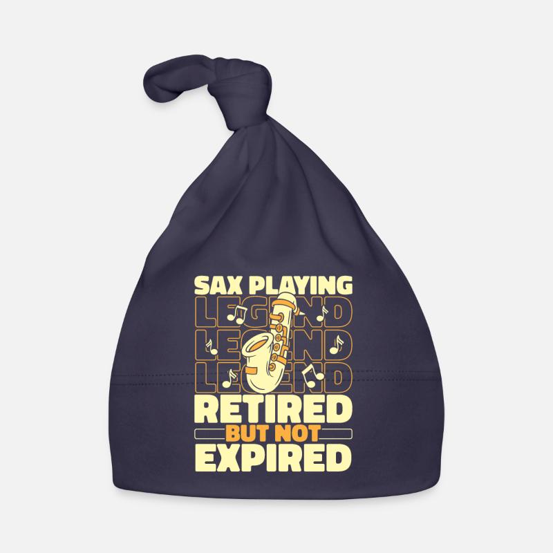 Saxophone Saxophone Retired Organic Baby Cap