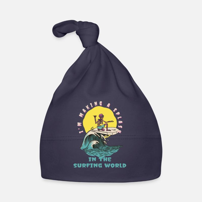 Je fais sensation dans le monde du surf Surfer Bonnet bio Bébé