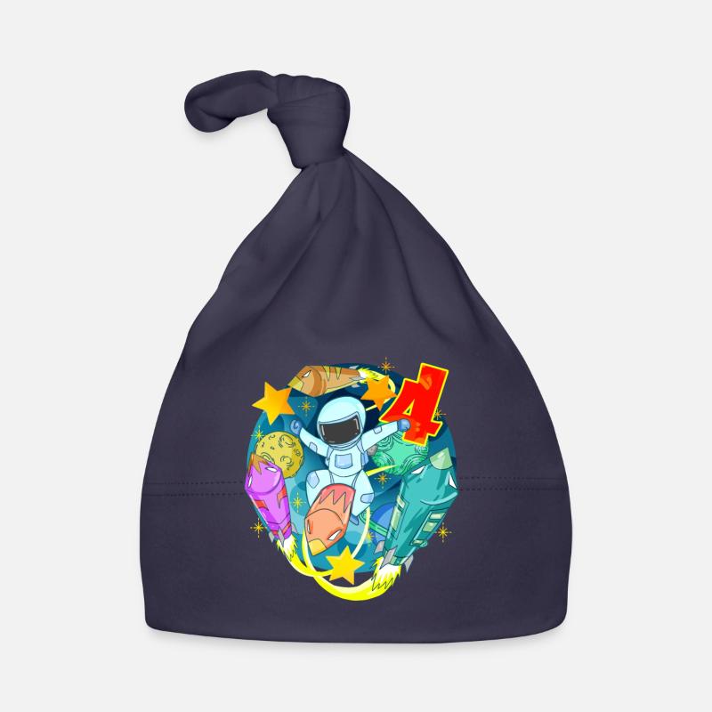 4 Years Birthday Boy Gift Organic Baby Cap