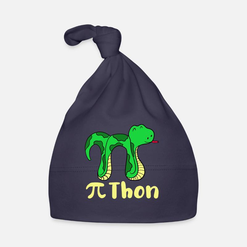 Drôle serpent pi jour math python science blague Bonnet bio Bébé