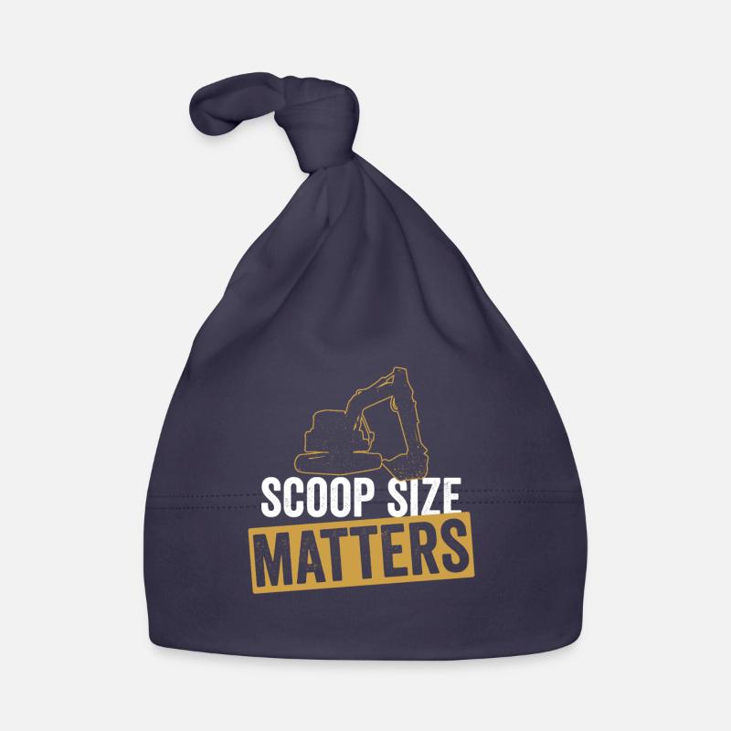 Baggerfahrer Bagger Sandbagger Baby Bio-Mütze