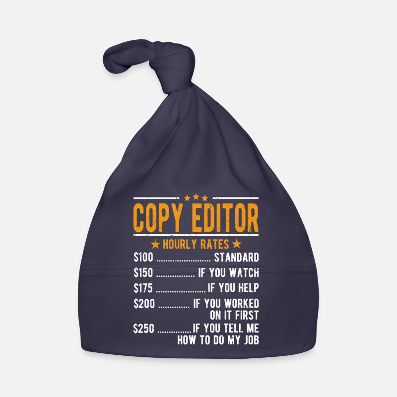 Editor Hourly Wage Organic Baby Cap