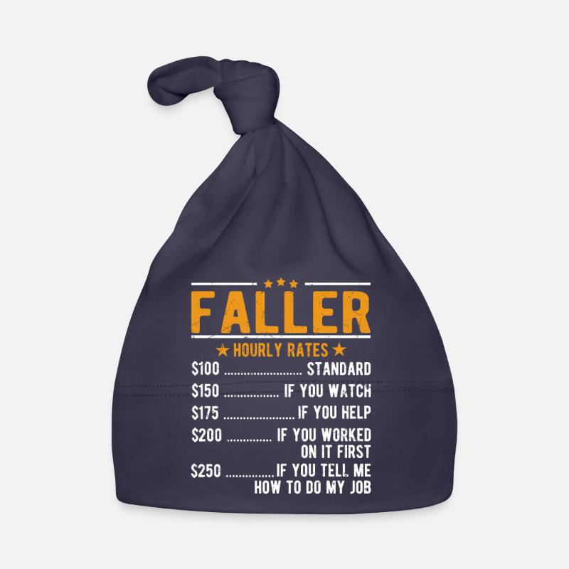 Faller hourly wage Organic Baby Cap